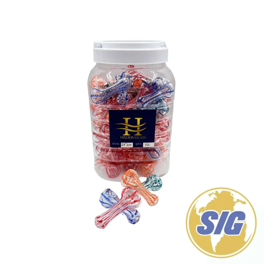 2.5″ Helios Hand Pipe Jar 72cnt