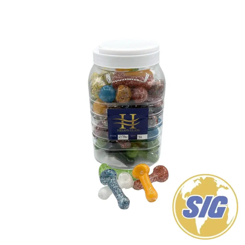 2.5″ Helios Hand Pipe Jar 72cnt