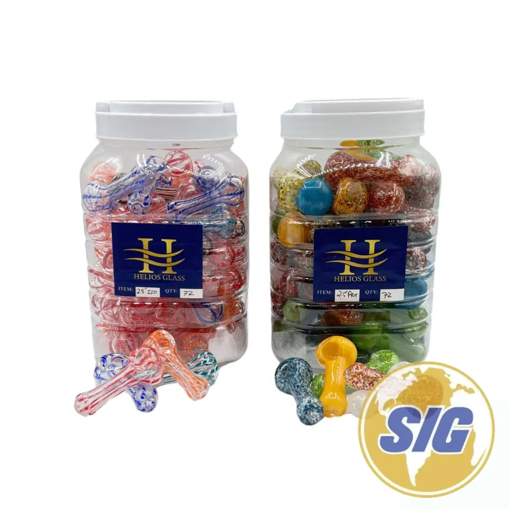 2.5" Helios Hand Pipe Jar 72cnt