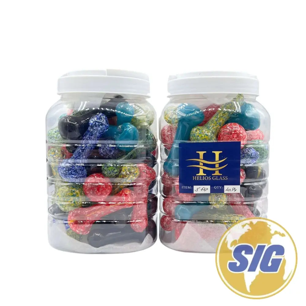 3" Helios Hand Pipe Jar 40cnt
