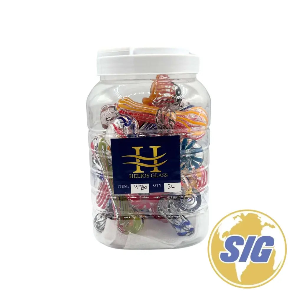 4″ Helios Hand Pipe Jar 22cnt
