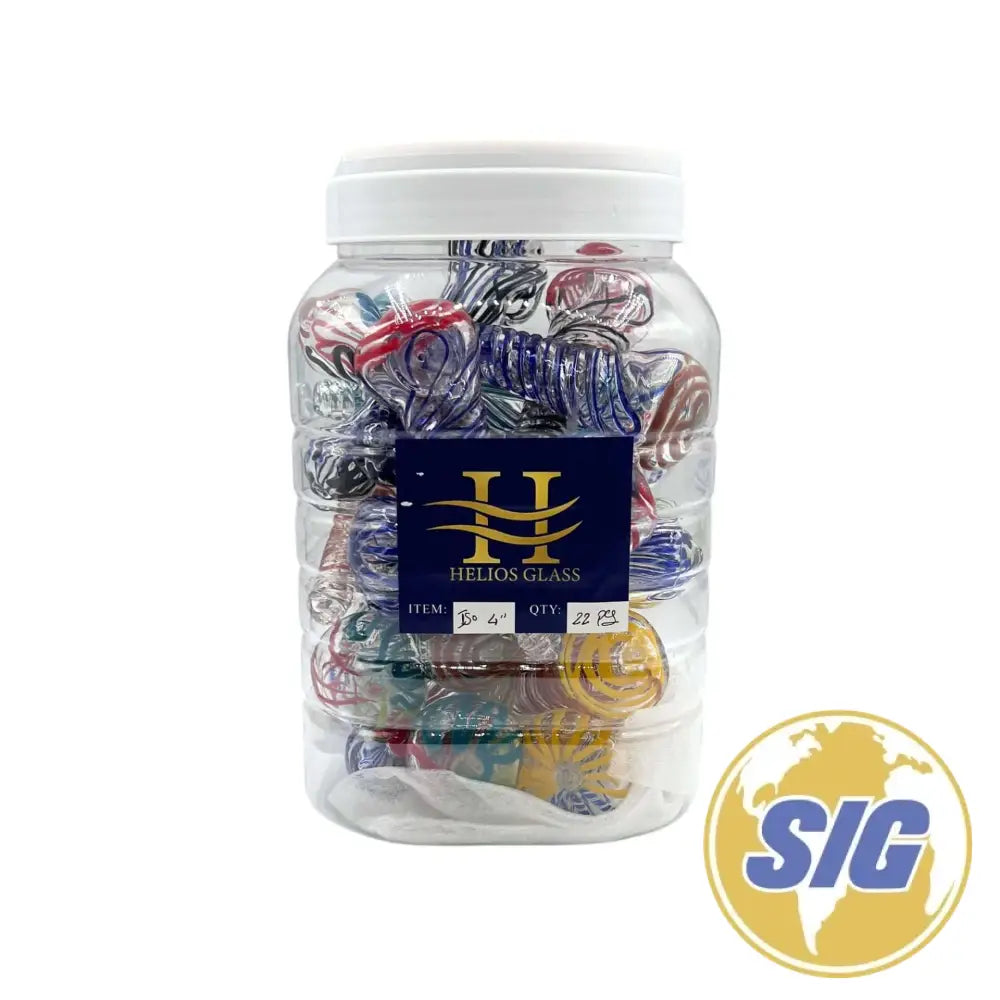 4″ Helios Hand Pipe Jar 22cnt