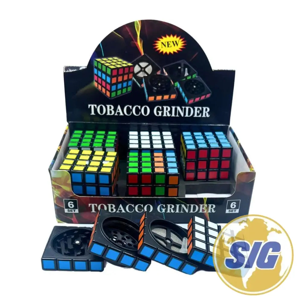 4 Piece Cube Grinder Display |REF: GR 080|