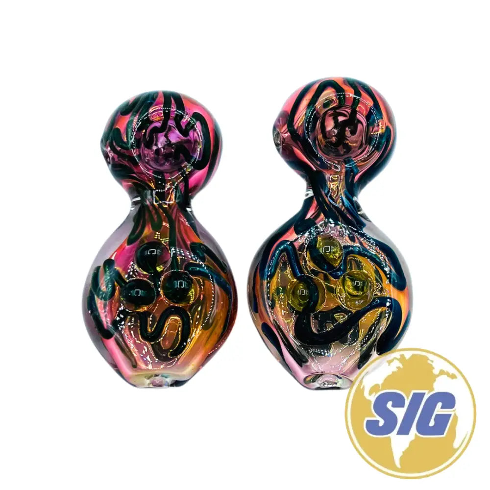 Curved Swirling Hand Pipe |REF: HP 245|