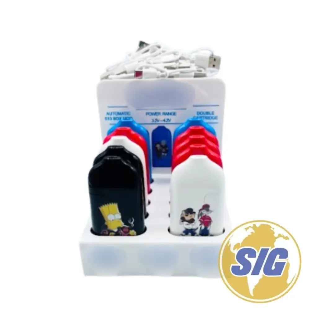 Double Cart Battery Display 12cnt  | Double Cart Box Mod |
