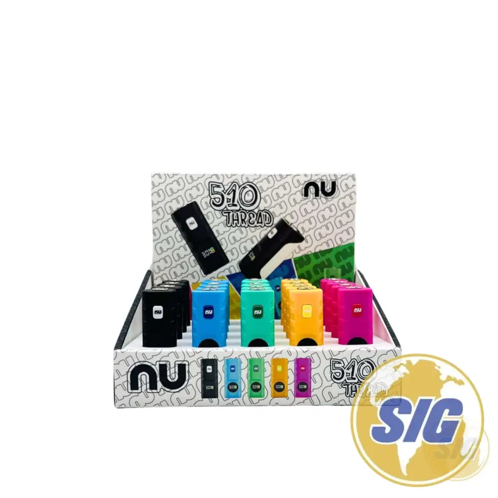 NU 510 Thread Battery Display 20 CT w/ Led Screen