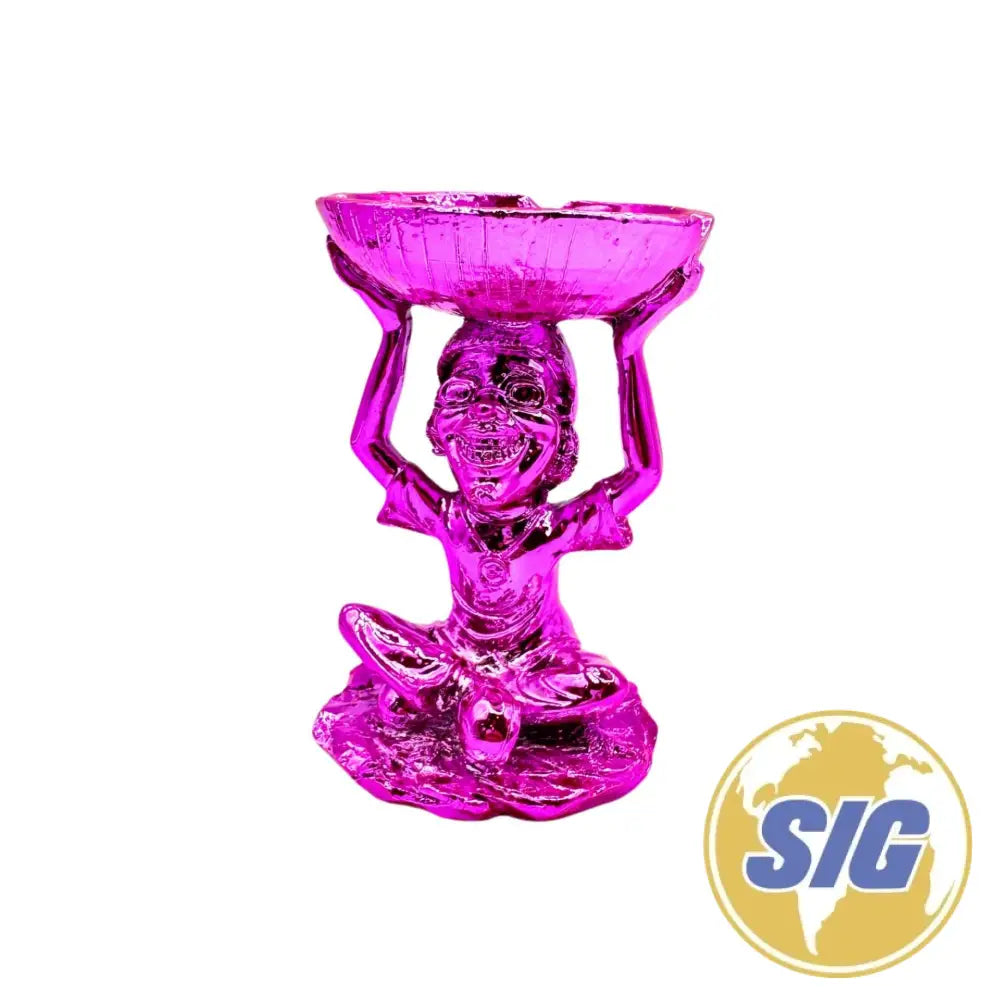 Rasta Skull Chrome Ashtray