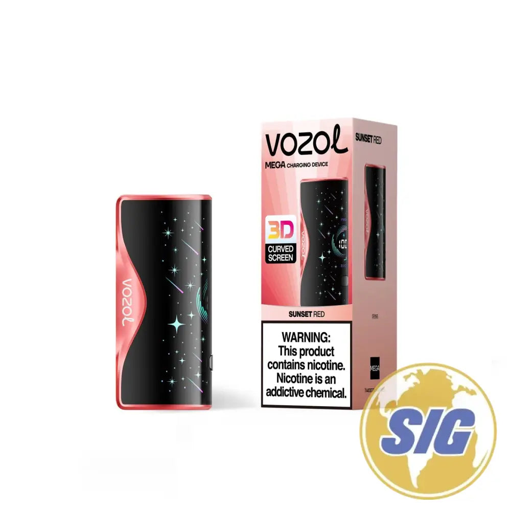 Vozol Mega 50K Battery - Sunset Red